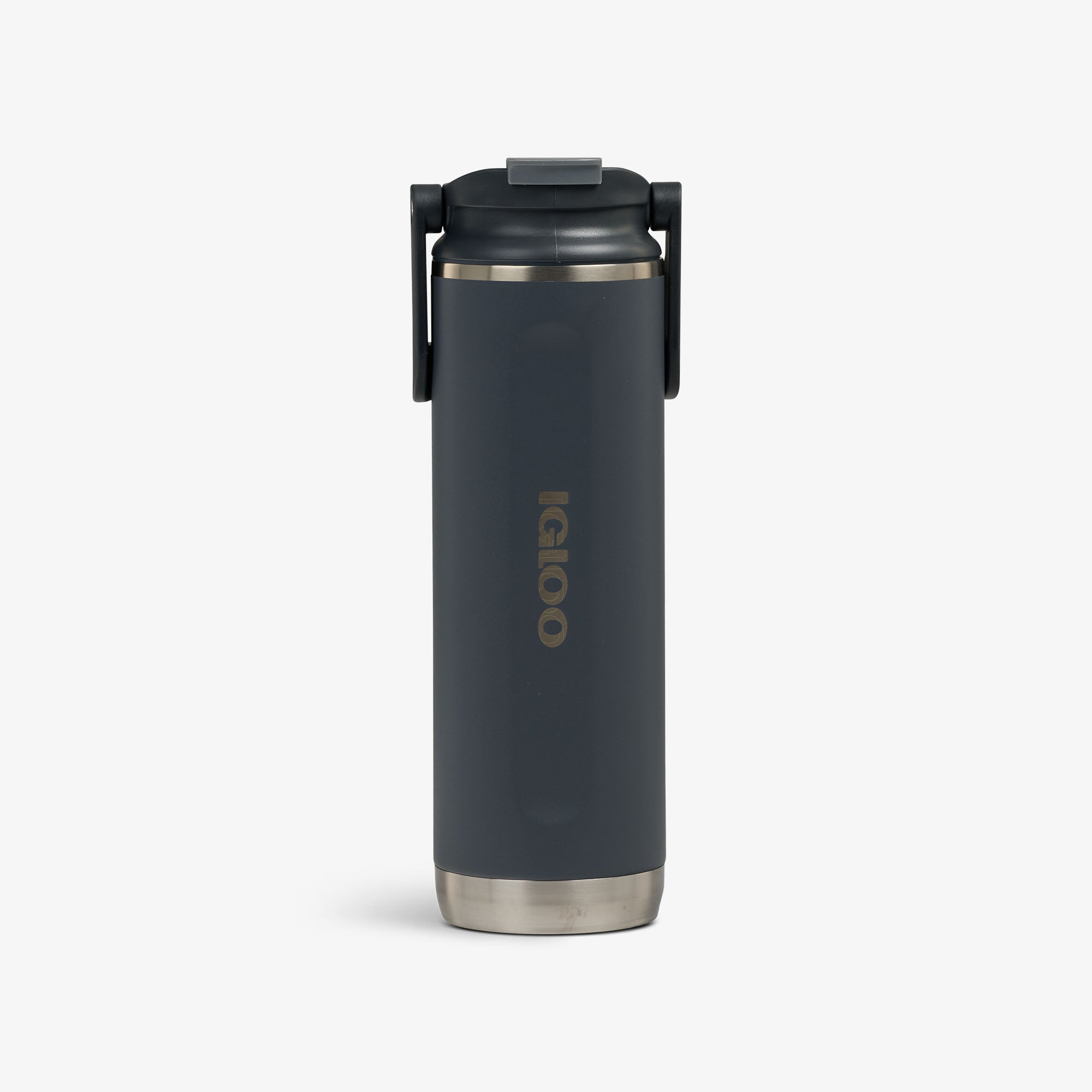Copo térmico de aço inoxidável com tampa rosqueável e abertura para beber
